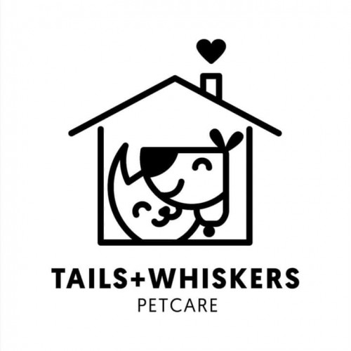 Tails + Whiskers Pet Care  Logo